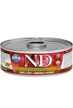 N & D CAT quinoa Adult Venison & Coconut 80g