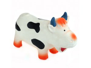 Krava bučící (chrochtací) - LATEX 18cm (55/1)