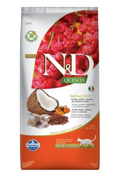 N & D Quinoa CAT Skin & Coat Herring & Coconut 5kg