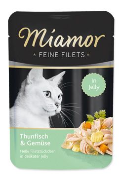 Miamor Cat Filet vrecko tuniak + zelenina v želé 100g