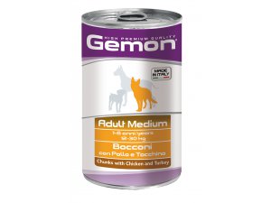 Gemona Dog HP Medium kúsky kuracie moriak 1250g /…