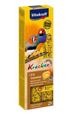 Vitakraft Bird Kräcker exoti egg pinka tyč 2ks
