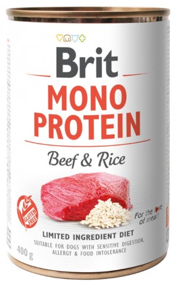 Brit Mono Proteín Beef & Rice 400g
