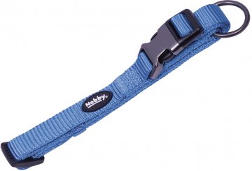 Nobby CLASSIC COMFORT obojok nylon svetlo modrý M-L 50-65cm