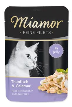 Miamor Cat Filet vrecko tuniak + kalamáre v želé 100g