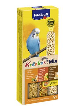 Vitakraft Bird Kräcker Andulka med / pom / popcorn tyč 3ks