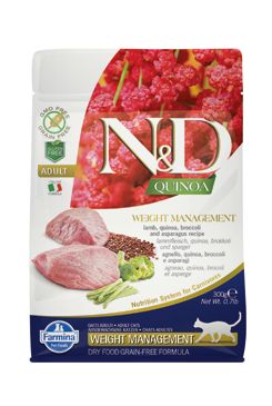 N & D Quinoa CAT Weight Management Lamb & Broccoli 300g