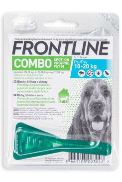 FRONTLINE COMBO spot-on pre psov M (10-20kg) -1x1,34ml