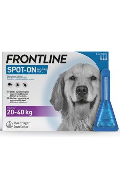 FRONTLINE SPOT ON pre psov L (20-40kg) - 3x2,68ml