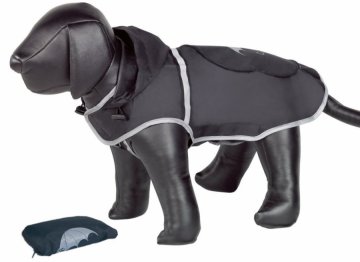 Nobby Rainy čierna reflexná pláštenka pre psa 44cm