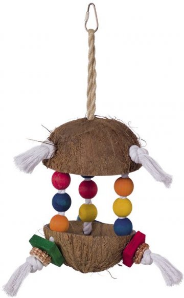 Nobby hračka pre papagáje kokos 34x15cm