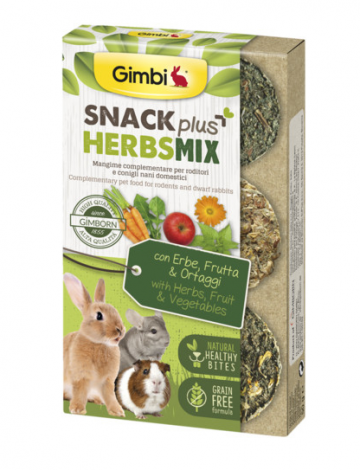 GIMBI Snack Plus bylinky MIX 50G