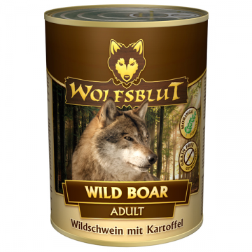 Wolfsblut konz. Wild Boar Adult 395g - diviak so zemiakmi