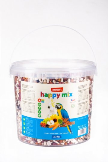 DARWIN's - velký papoušek happy mix 2,2kg