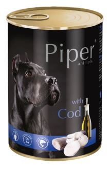 PIPER S treska, konzervy pre psov 400 g