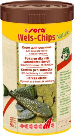 Sera špeciálne krmivo pre krunýřovité sumečky Wels-Chips 250ml