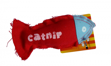 Hračka pro kočky textil s catnipom 15cm