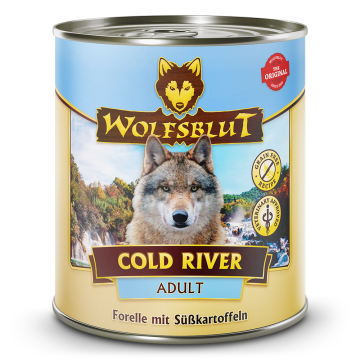 Wolfsblut konz. Cold River Adult 800g - pstruh s batátmi