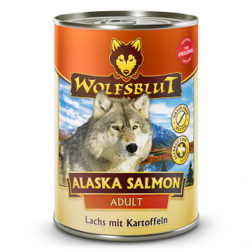 Wolfsblut konz. Alaska Salmon Adult 395g - losos so zemiakmi