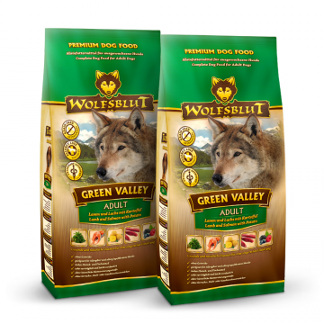 Wolfsblut Green Valley Adult 2x12,5kg - jahňacie a losos
