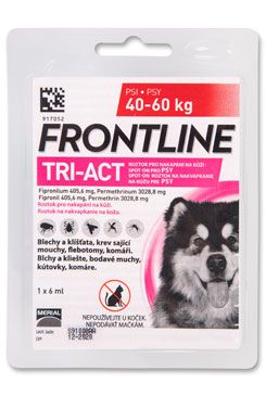 FRONTLINE TRI-ACT spot-on pre psov XL (40-60 kg) -1x6ml