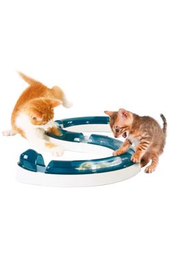 Hračka mačka guľovou dráhou s loptičkou CATIT plast 1ks