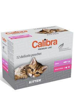 Calibra Cat vrecko Premium Kitten multipack 12x100g