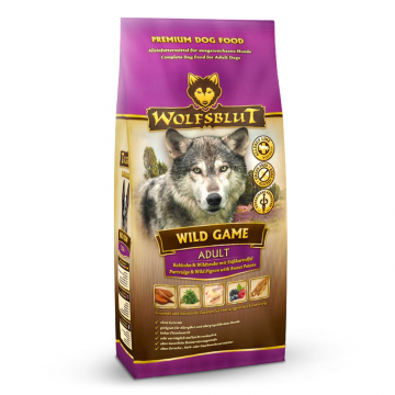 Wolfsblut Wild Game Adult 12,5kg - jarabica s batátmi