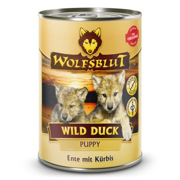 Wolfsblut konz. Wild Duck Puppy 395g - kačica s tekvicou