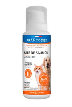 Francodex Salmon Oil lososový olej pes, mačka 200ml