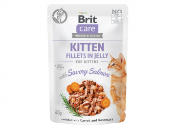 Brit Care Cat Kitten. Fillets in Jelly with Savory…