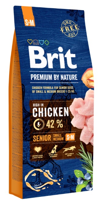 Brit Premium by Nature Senior S + M 15kg