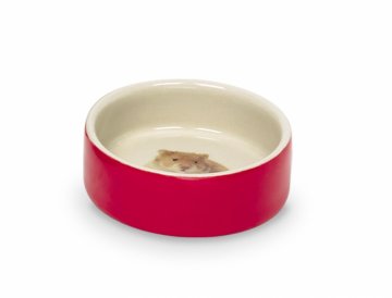 Nobby Hamster keramická miska hlodavec 7,5 x 2,5 cm červená