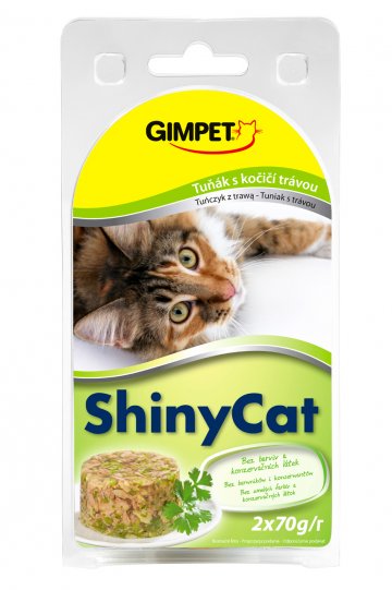ShinyCat tuniak + mačacia tráva 2x70g