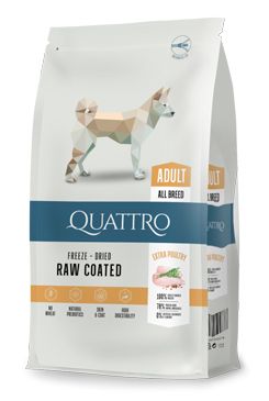 QUATTRO Dog Dry Premium All Breed Adult Hydina 3kg