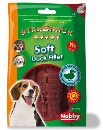 Nobby StarSnack Soft Duck Fillet mäkké kačacie…