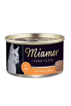 Miamor Cat Filet konzerva tuniak + syr v želé 100g