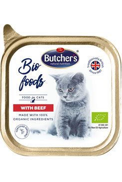 Butcher 's Cat Bio s hovädzím vanička 85g