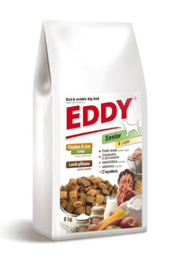EDDY Senior & Light Breed vankúšiky s jahňacím 8kg