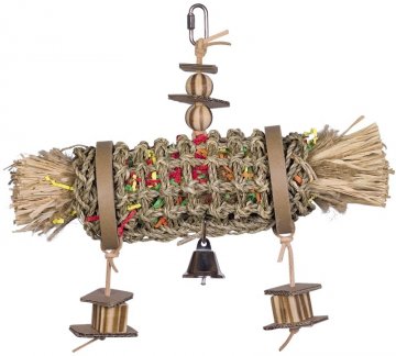 Nobby aktívna hračka pre papagáje morská riasa cylinder 29 x 33 cm