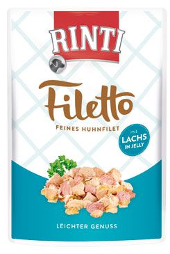 Rinti Filetto vrecko kura + losos v želé 100g