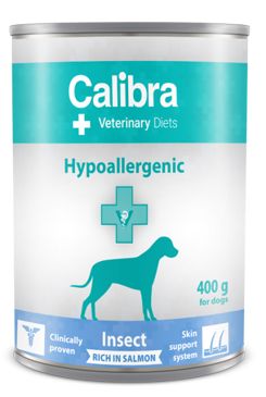 Calibra VD Dog konz. Hypoallergen. Insect&Salmon 400g