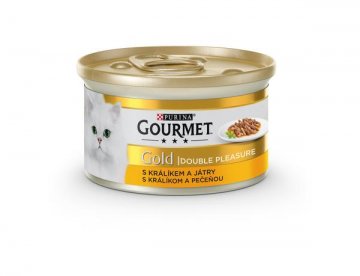 Gourmet Konz.Gourmet Gold kralik + pečeň 85g
