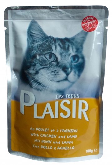 Plaisir Cat kapsička kuracia + pečeň 100g