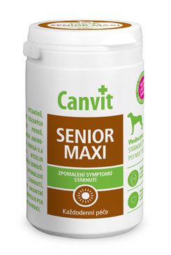 Canvit Senior MAXI pre psov ochutený 230g