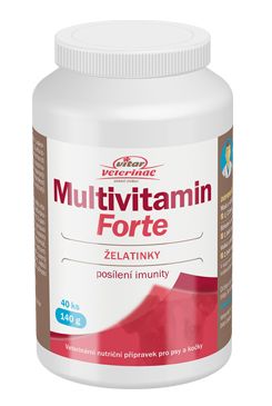 VITAR Veterinae Multivitamín Forte 40ks želé