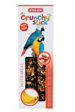 Crunchy Stick Parrot Arašidy / Banán 2ks Zolux