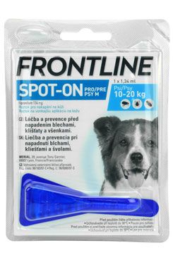 FRONTLINE SPOT ON pre psov M (10-20kg) - 1x1,34ml