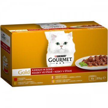 Gourmet Konz.Gourmet Gold vo stave 4x85g