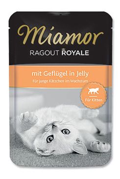 Miamor Cat Ragout Junior vrecko hydina v želé 100g